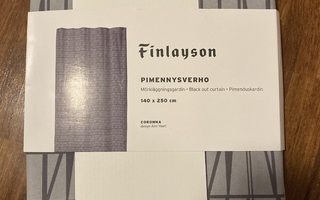 Uudet Finlayson Coronna pimennysverhot 250x140 cm, 2 kpl