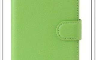 Nokia 5 - Vihreä lompakko-suojakuori & suojakalvo #23439