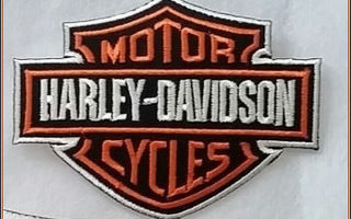 Harley-Davidson kangasmerkki  Koko: n. 7.5 x 9.8 cm