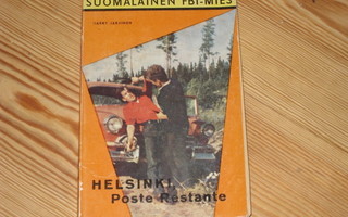 Järvinen, Harry: Helsinki, Poste Restante 1.p nid. v. 1965