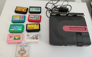 Sharp Twin Famicom ja 9 peliä