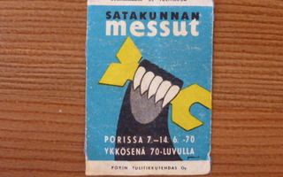 SATAKUNNAN MESSUT  /  PORI  /  YKKÖSENÄ 70-LUVULLA