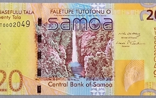 Samoa 20 Tala 2008 P-40 UNC