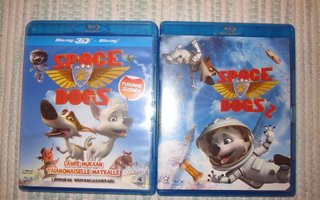 Space Dogs - 1 & 2  Blu-ray HYVÄ KUNTO