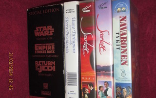 STAR WARS  / Navaronen tykit  /  Scarlett 1.ja 2.   (VHS)