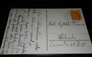 Pitkäranta Siltaleima1pt M-30 kortilla 1934 PK350/10