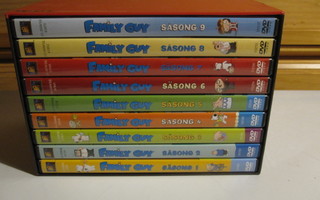 Family Guy The Complete Seasons tuotantokaudet 1-9 DVD BOX