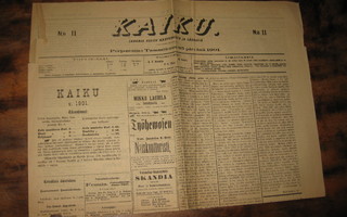Sanomalehti  Kaiku 25.1.1901