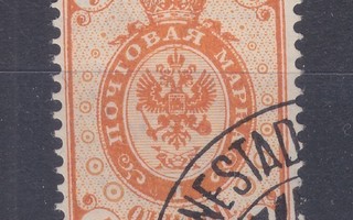 1891 1 kop rengasmerkki.