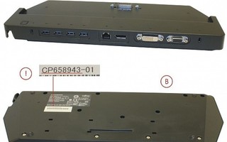Fujitsu Lifebook T904/T935/T Port Replicator telakointiasema