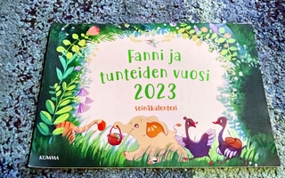 Fanni ja Tunteiden Vuosi 2023 seinäkalenteri