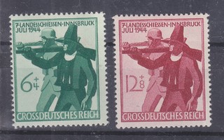 Saksa reich 1944 LaPe  891-892 postituoreena.