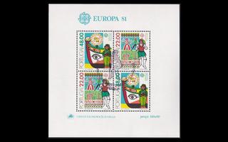 Portugali 1531-2BL32 o Europa kansanperinne (1981)