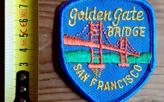 San Francisco Golden State Bridge vintage kangasmerkit