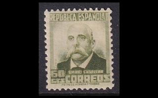 Espanja 626_IIA ** Merkkihenkilöitä 60 C (11¼) (1931)