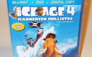 ICE AGE 4: MANNERTEN MULLISTUS  BD+DVD