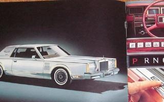 1980 Lincoln Continental Mark VI / Continental esite - 28 si
