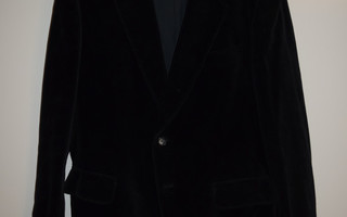 musta sametti takki s-style seppälä  koko 56