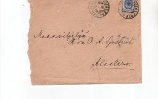 Kirje, kokouskutsu, Turun Kansalliseura, 1902.