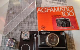 Agfamatic 100 sensor - kamera myyntipakkauksessaan