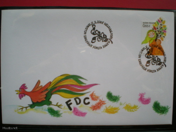 FDC Pääsiäinen 2005 0,65 €  - LaPe 1734 