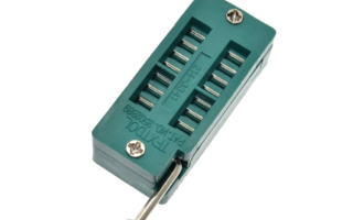 1 kpl Universal ZIF Socket 14pin 14 pin dip 2.54mm IC Socket