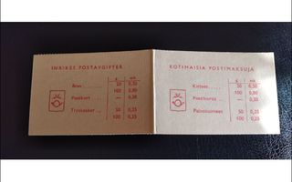 1972 AV5 Automaattivihko käyttämättömänä