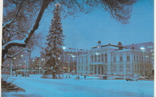 Tampere kaupungintalo joulukuusi taittokortti