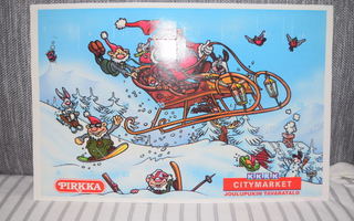 joulukalenteri k citymarket vuodelta 1994