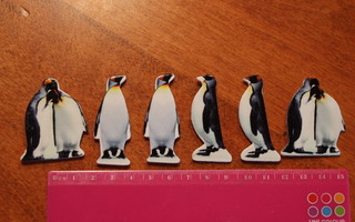 Puukuviot: pingviinit