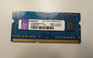 Kingston 2GB PC3 10600 DDR3 SODIMM