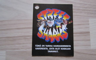 Street Sharks -leluesite/sarjakuvalehtinen v.1996