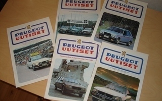 Peugeot Uutiset, 5 kpl, 1980-81