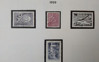 1959 Suomi postimerkki 3 kpl