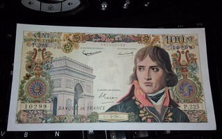 Ranska France 100 NF Napoleon Bonaparte 1963 sn299 aUNC