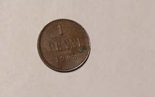 1 penni 1902