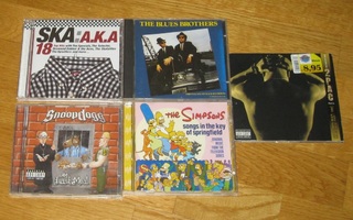 PACK 16 SKA:A.K.A 18 Blues Brothers 2PAC Snoopdogg Simpsons