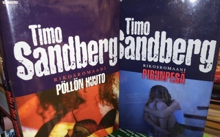 2 kpl Timo Sandberg kirjoja
