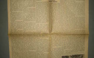 Sanomalehti  Vapaa Karjala ja Inkeri 24.7.1931