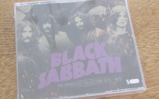 Black Sabbath Broadcast Collection 1970 – 1975 5x cd boxi mu
