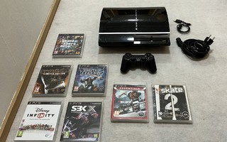 PlayStation 3 + 7 peliä