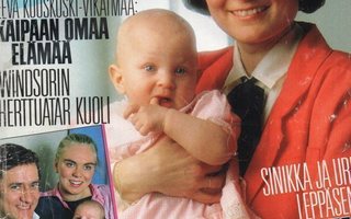 Anna n:o 19 1986 Sinikka & Urpo & vauva. Pekka & Kitte & vau