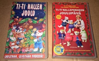 TI-TI NALLEN JOULU JA TI-TI NALLEPERHEEN JOULUPÄIVÄ 2 X VHS