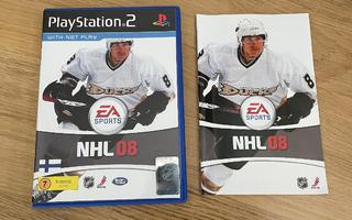 NHL 2008 (PS2) Teemu Selänne kansi