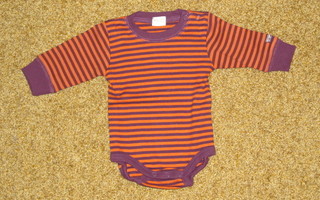 Baby by Lindex kaunis unisex oranssi/ruskea body 62!