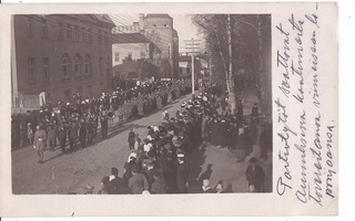 Suojeluskunta Kuopio Aunus Heimosota Hautajaiset 1919