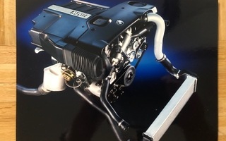 Lehdistökuva BMW 4-syl dieselmoottori. E46, E39