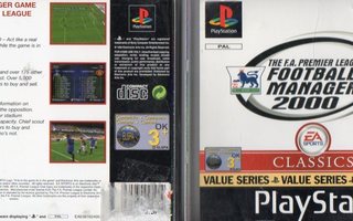 F.A. Premier League football manager 2000	(46 830)	k			PS1
