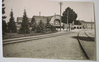 Postikortin Alkup.Mallikappale Viipuri 1920-l Rautatie Asema