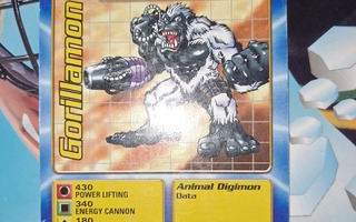 Gorillamon 1999 bandai digimon card
